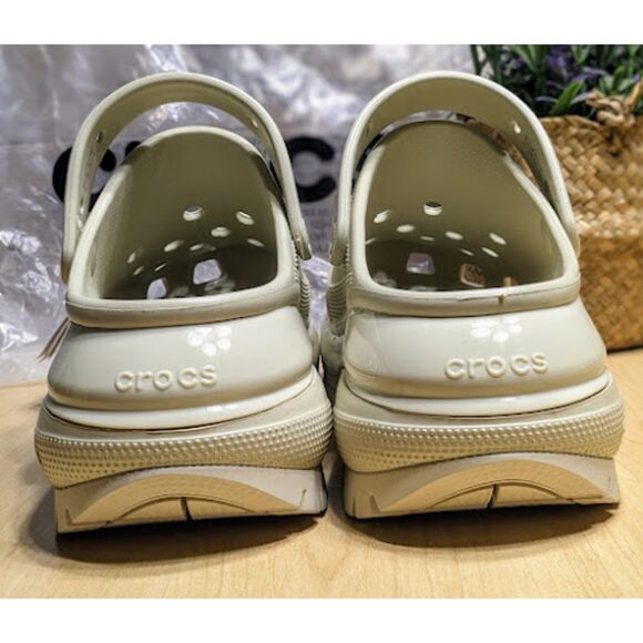 CROCS Mega Crush Platform Clogs Women's Size 10 NWT in Bone color - Picture 7 of 13